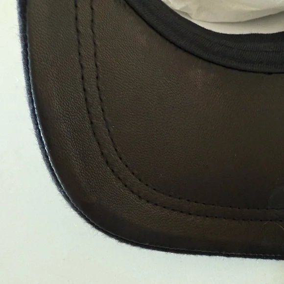 NWT Vince Cashmere Leather Women’s Baseball Hat - Picture 6 of 9